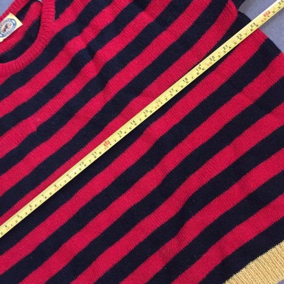 Vintage Striped Sweater w/ Cool Mismatch Sleeve - Picture 6 of 6